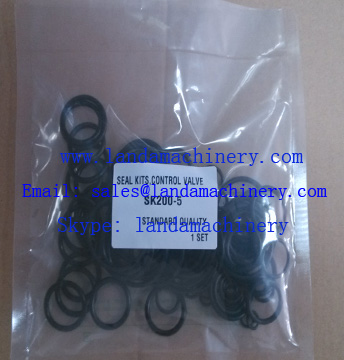 Kobelco Excavator Parts SK200-5 Hydraulic Control Valve Rubber O-RING Oil SEAL service kit