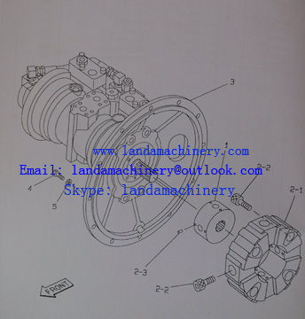 Yuchai Excavator Parts engine Coupling YC60 Digger Pump shaft Mounted